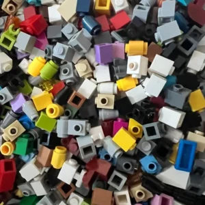 LEGO Brick 1×1 – mix (standard + modified)