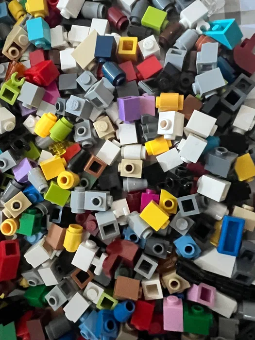 LEGO Brick 1×1 – mix (standard + modified)