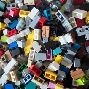 LEGO Brick 1×2 – mix (standard + modified)